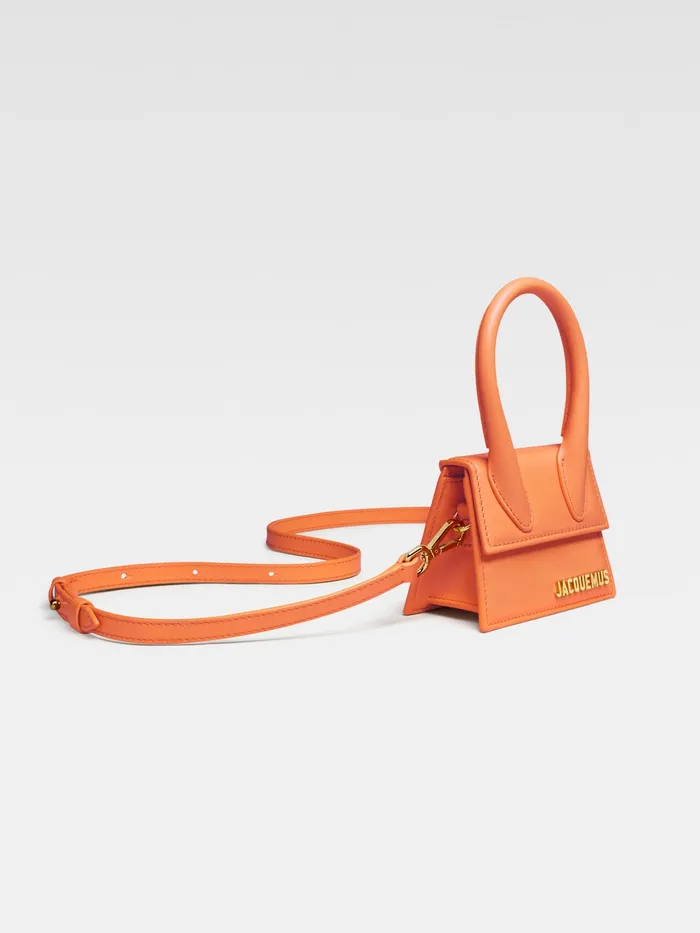 JACQUEMUS Crossbody and Handbags Signature Mini Handbag Orange 8211 Women