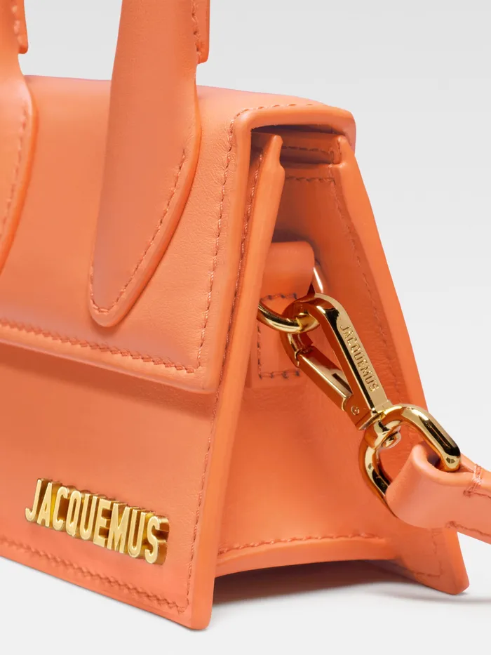 JACQUEMUS Crossbody and Handbags Signature Mini Handbag Orange 8211 Women