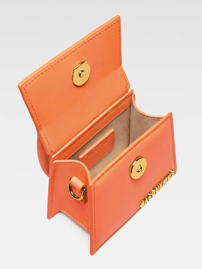 JACQUEMUS Crossbody and Handbags Signature Mini Handbag Orange 8211 Women