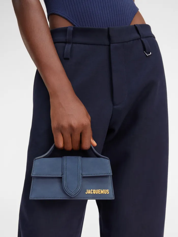JACQUEMUS Crossbody and Handbags Small Flap Bag Dark Navy 8211 Women