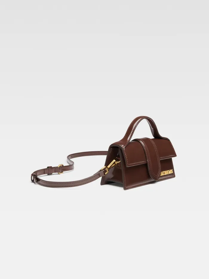 JACQUEMUS Crossbody and Handbags Small Flap Bag Midnight Brown 8211 Women