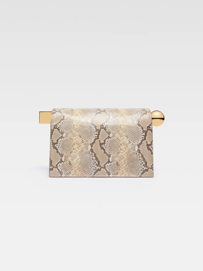 JACQUEMUS Crossbody and Handbags TakeOut Clutch Beige 8211 Women