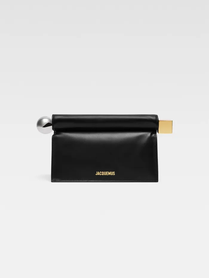 JACQUEMUS Crossbody and Handbags TakeOut Clutch Black 8211 Women