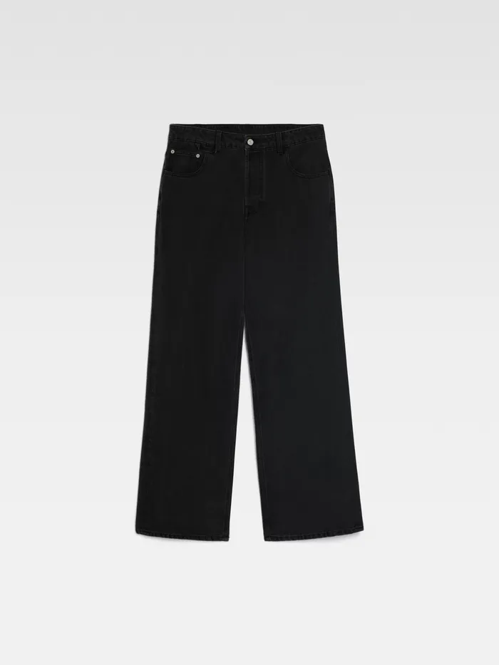JACQUEMUS Denim Baggy Jeans Black 8211 Men