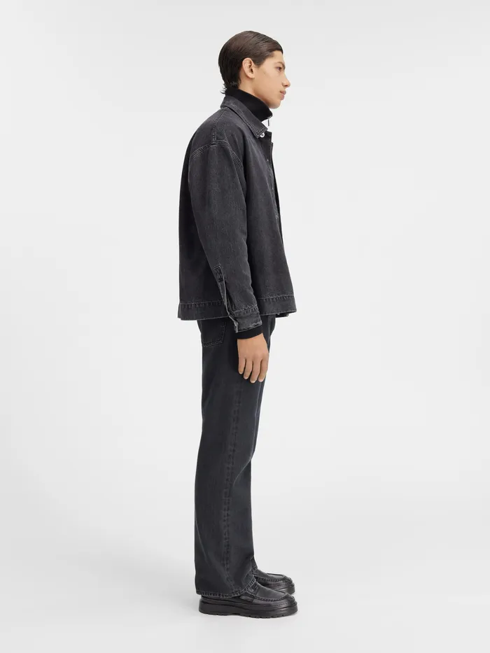 JACQUEMUS Denim Boxy Denim Shirt Black 8211 Men