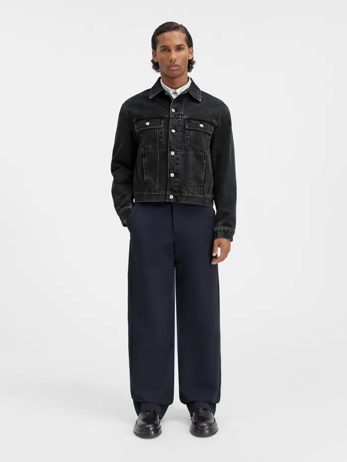 JACQUEMUS Denim Denim Jacket Black 8211 Men