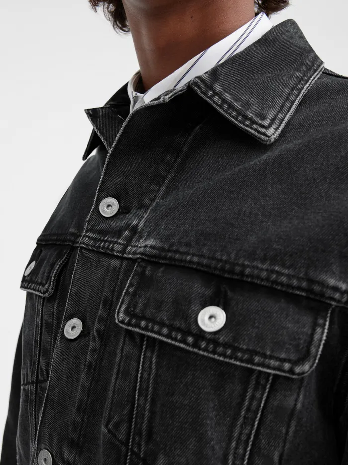 JACQUEMUS Denim Denim Jacket Black 8211 Men