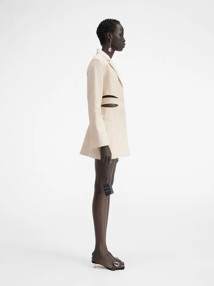 JACQUEMUS Dresses and Skirts Blazer Mini Dress Light Beige 8211 Women