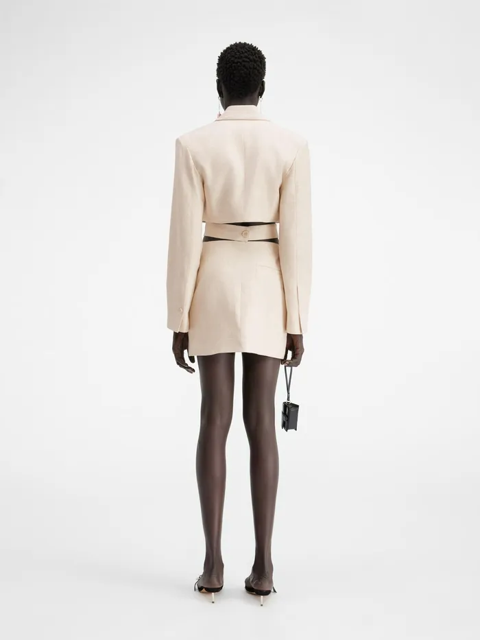JACQUEMUS Dresses and Skirts Blazer Mini Dress Light Beige 8211 Women