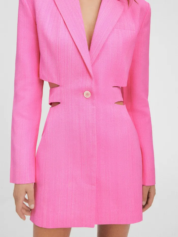 JACQUEMUS Dresses and Skirts Blazer Mini Dress Pink 8211 Women