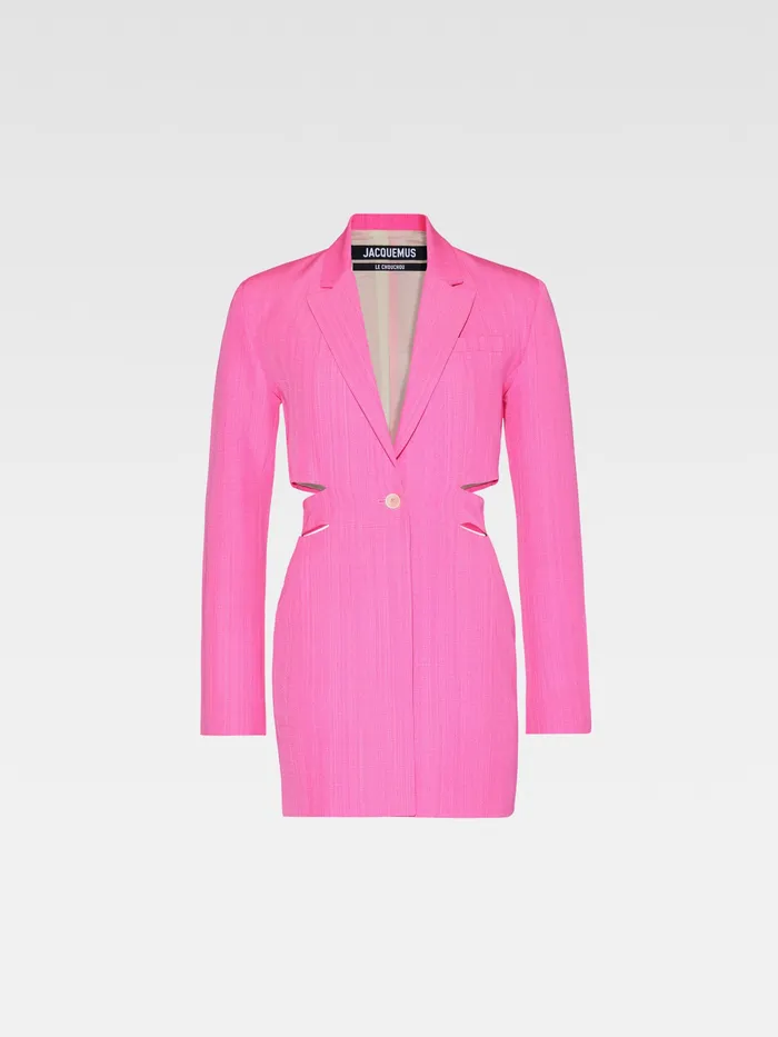 JACQUEMUS Dresses and Skirts Blazer Mini Dress Pink 8211 Women