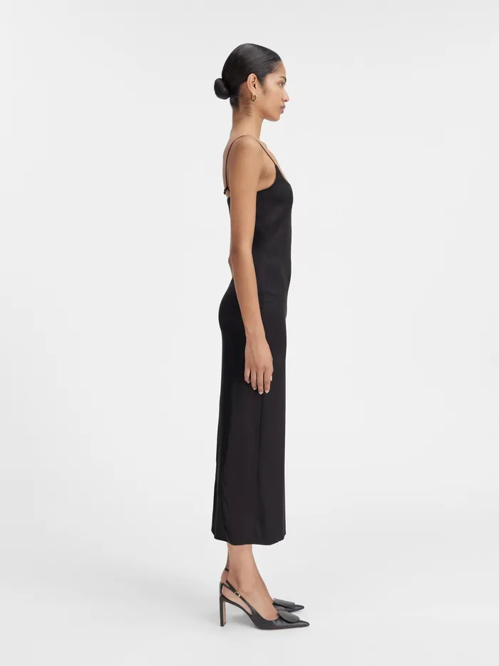 JACQUEMUS Dresses and Skirts Charm Logo Dress Black 8211 Women