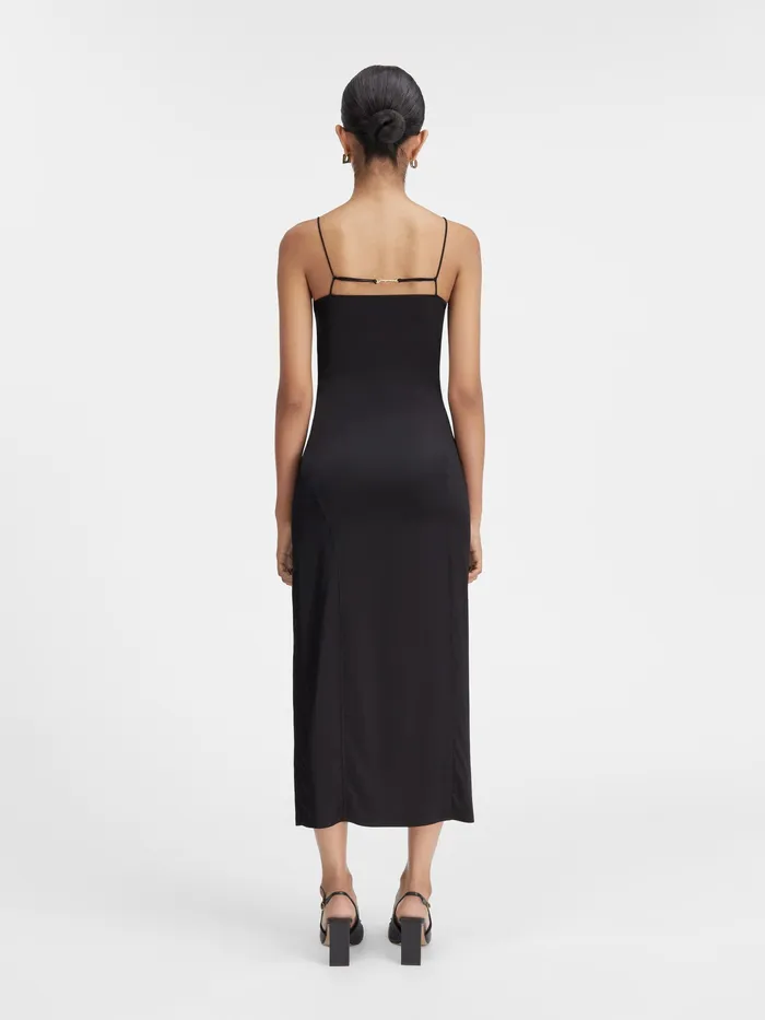 JACQUEMUS Dresses and Skirts Charm Logo Dress Black 8211 Women