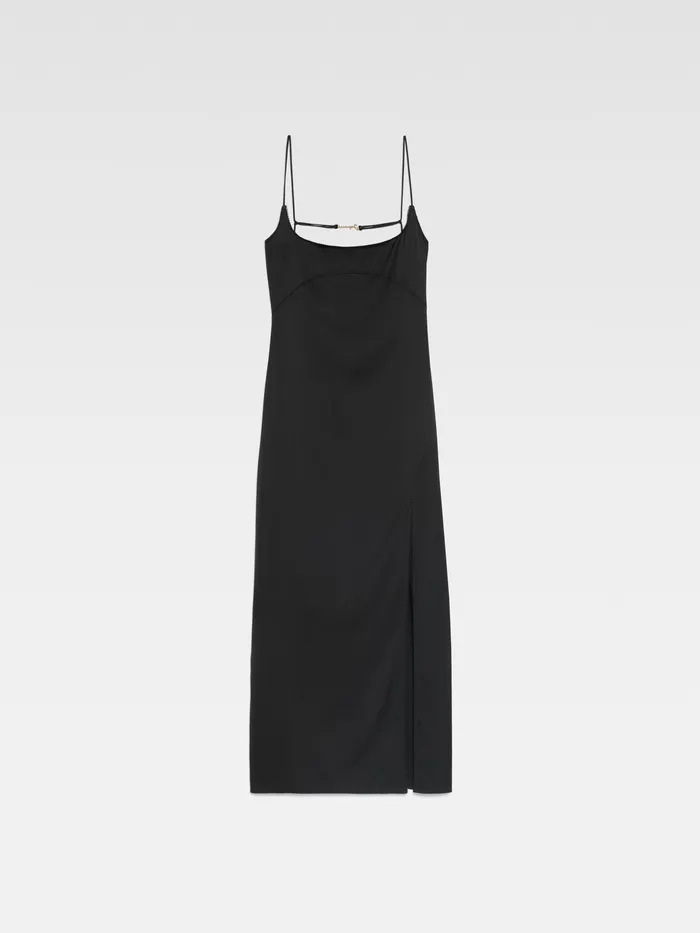 JACQUEMUS Dresses and Skirts Charm Logo Dress Black 8211 Women
