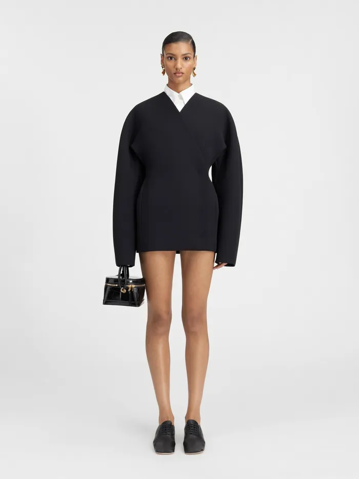JACQUEMUS Dresses and Skirts Curved Mini Dress Black 8211 Women