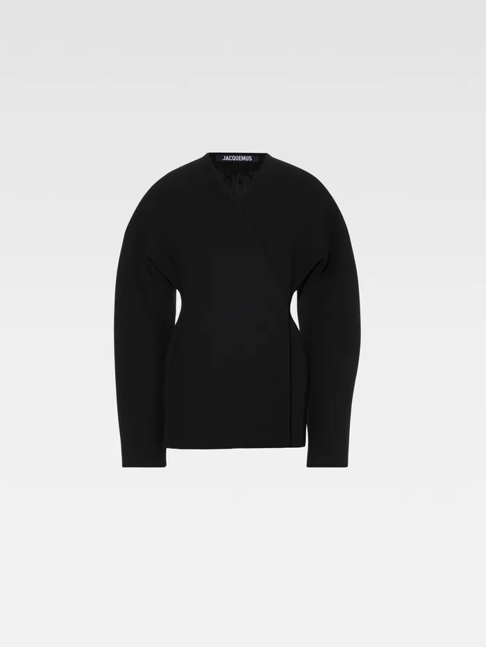 JACQUEMUS Dresses and Skirts Curved Mini Dress Black 8211 Women