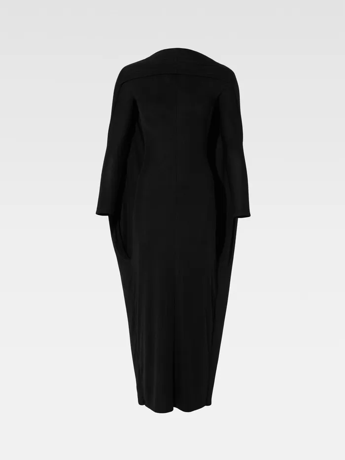 JACQUEMUS Dresses and Skirts Draped Sheath Dress Black 8211 Women