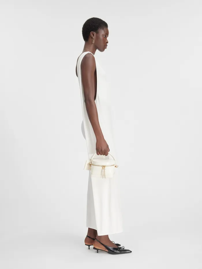 JACQUEMUS Dresses and Skirts Draped Shift Dress White 8211 Women