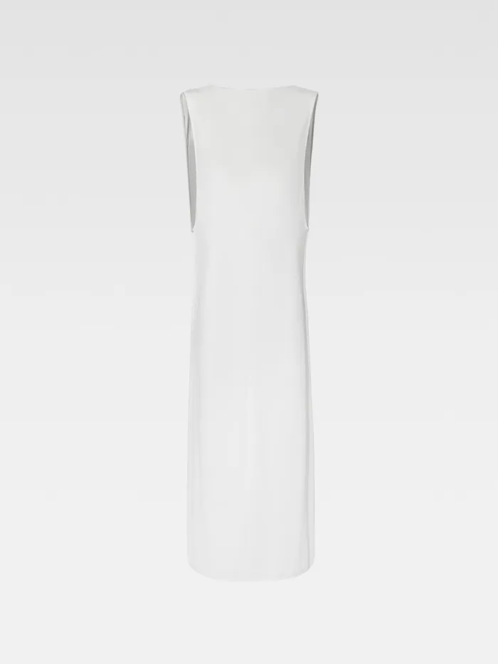 JACQUEMUS Dresses and Skirts Draped Shift Dress White 8211 Women