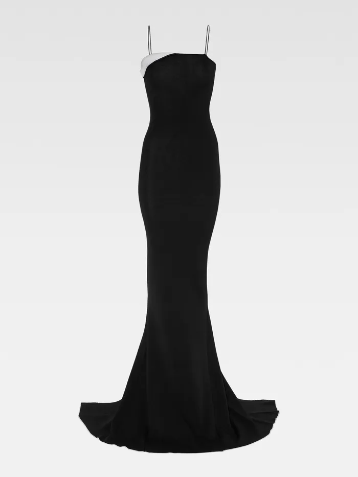 JACQUEMUS Dresses and Skirts Folded Mermaid Dress Black 8211 Women