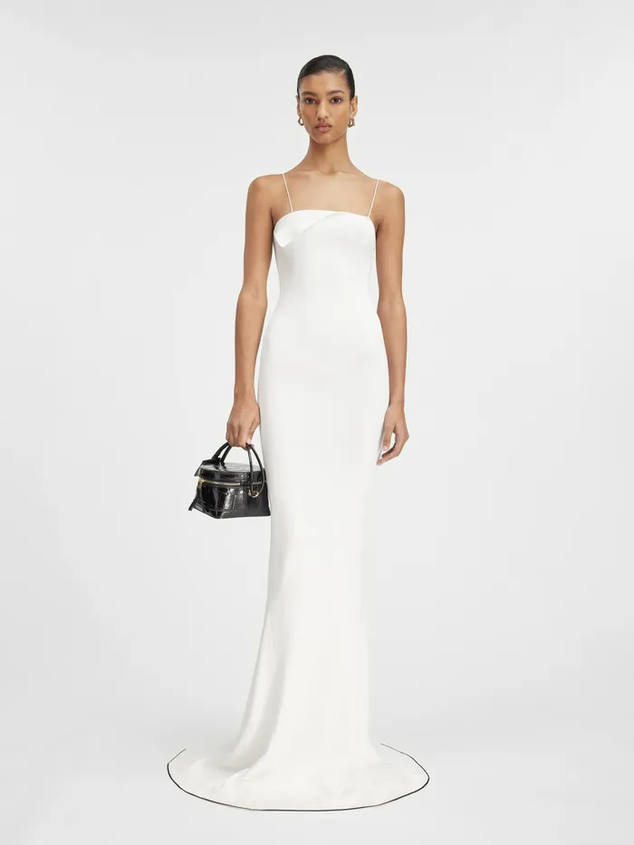 JACQUEMUS Dresses and Skirts Folded Mermaid Dress White 8211 Women