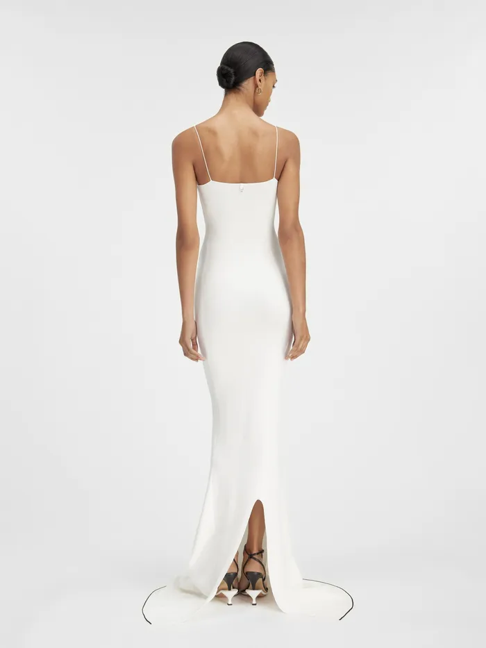 JACQUEMUS Dresses and Skirts Folded Mermaid Dress White 8211 Women