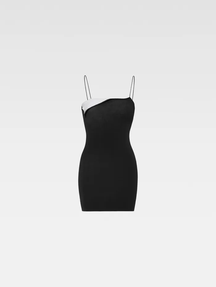 JACQUEMUS Dresses and Skirts Folded Mini Dress Black 8211 Women