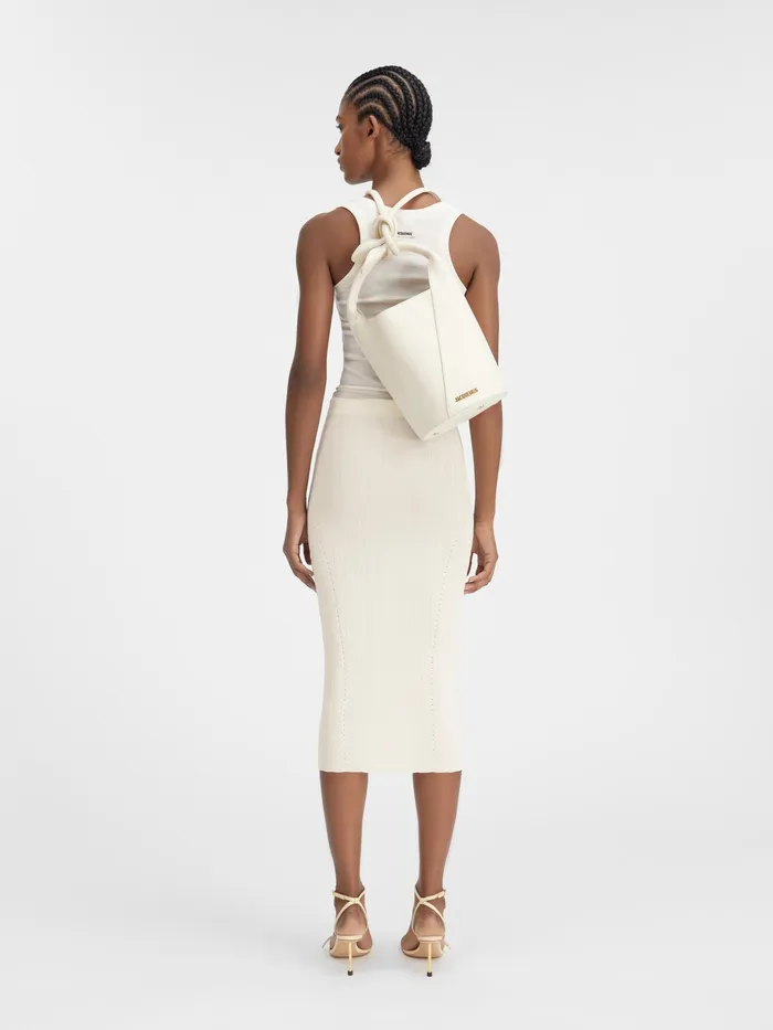 JACQUEMUS Dresses and Skirts Knit Midi Skirt Offwhite 8211 Women