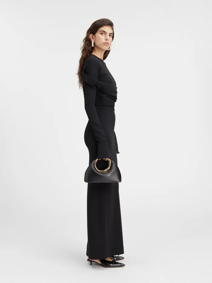 JACQUEMUS Dresses and Skirts Layered OffTheShoulder Dress Black 8211 Women