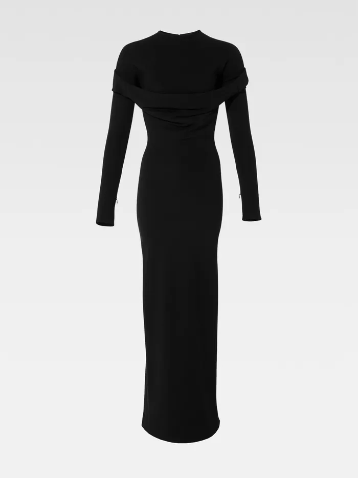 JACQUEMUS Dresses and Skirts Layered OffTheShoulder Dress Black 8211 Women