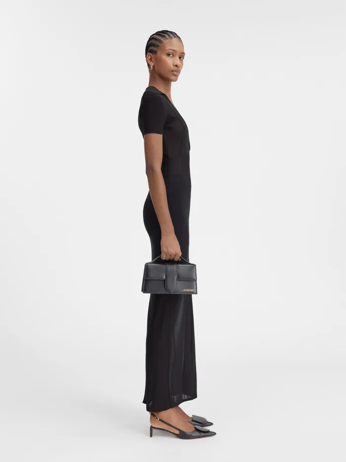 JACQUEMUS Dresses and Skirts Long Polo Dress Black 8211 Women