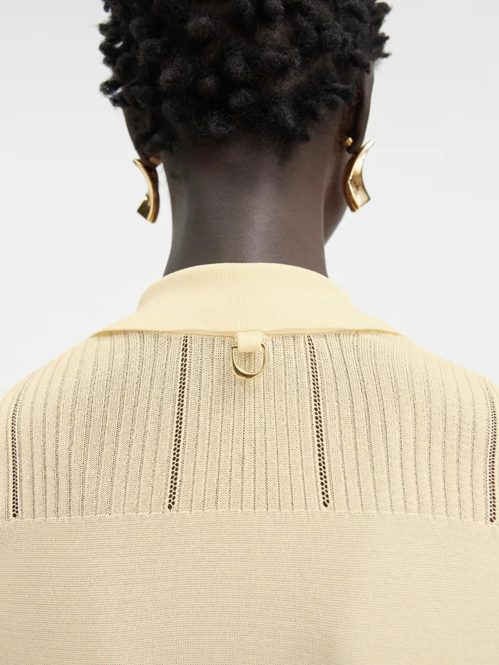 JACQUEMUS Dresses and Skirts Long Polo Dress Light Yellow 8211 Women