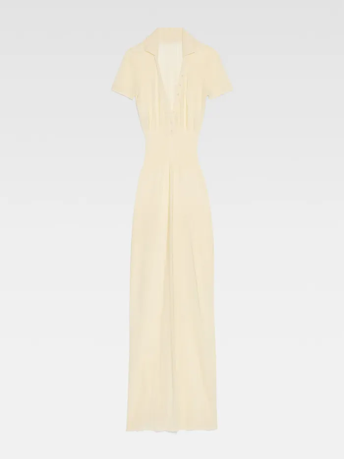 JACQUEMUS Dresses and Skirts Long Polo Dress Light Yellow 8211 Women