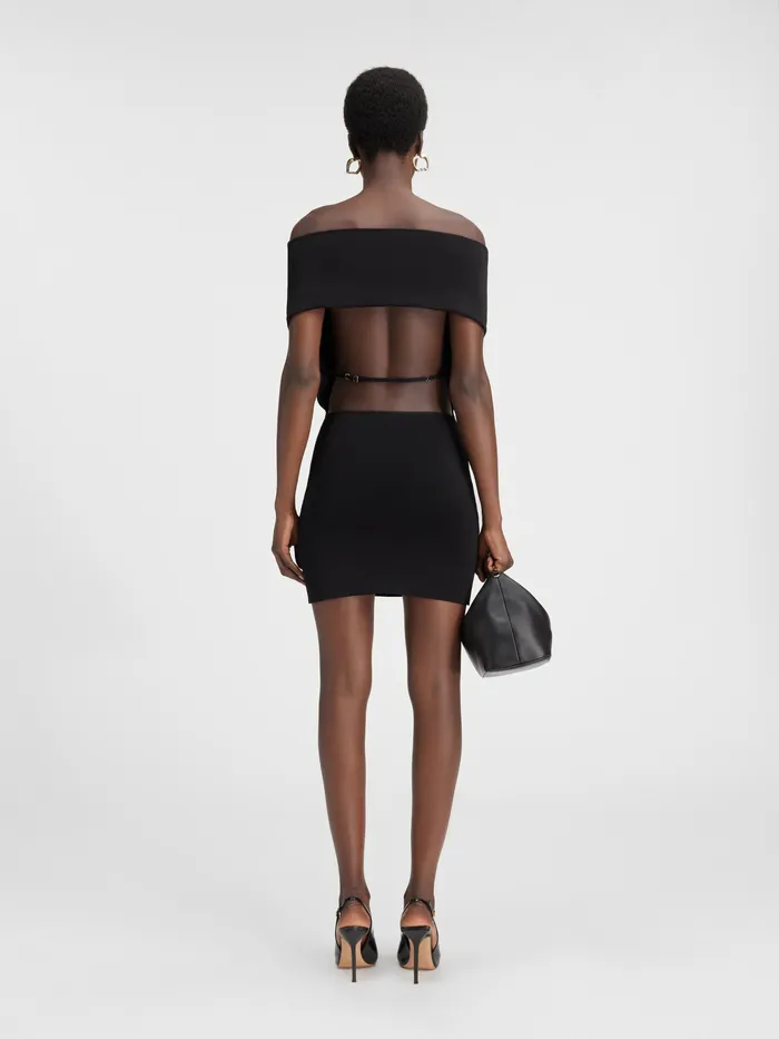 JACQUEMUS Dresses and Skirts OffTheShoulder Mini Dress Black 8211 Women