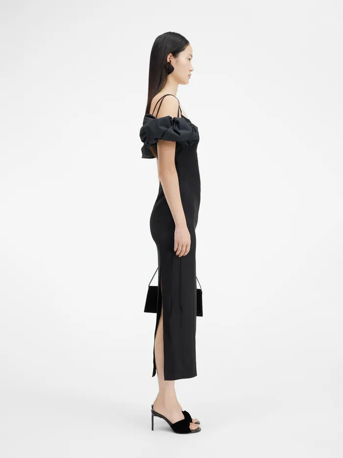 JACQUEMUS Dresses and Skirts Puffed Sleeve Dress Black 8211 Women