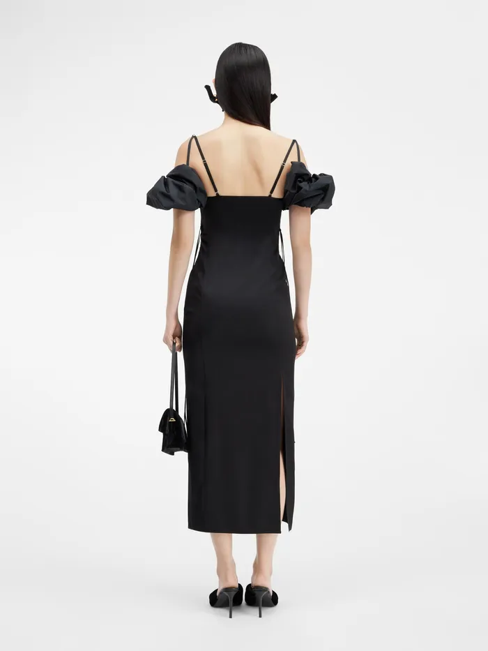 JACQUEMUS Dresses and Skirts Puffed Sleeve Dress Black 8211 Women