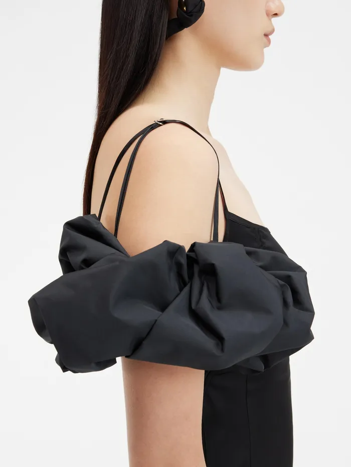 JACQUEMUS Dresses and Skirts Puffed Sleeve Dress Black 8211 Women