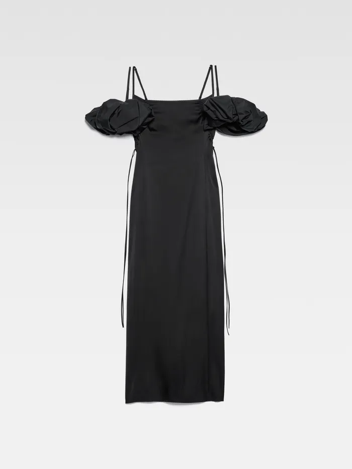 JACQUEMUS Dresses and Skirts Puffed Sleeve Dress Black 8211 Women