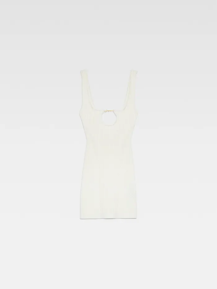 JACQUEMUS Dresses and Skirts Scalloped Mini Dress Offwhite 8211 Women