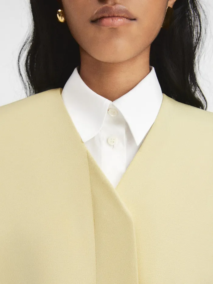 JACQUEMUS Dresses and Skirts Structured Square Dress Pale Yellow 8211 Women