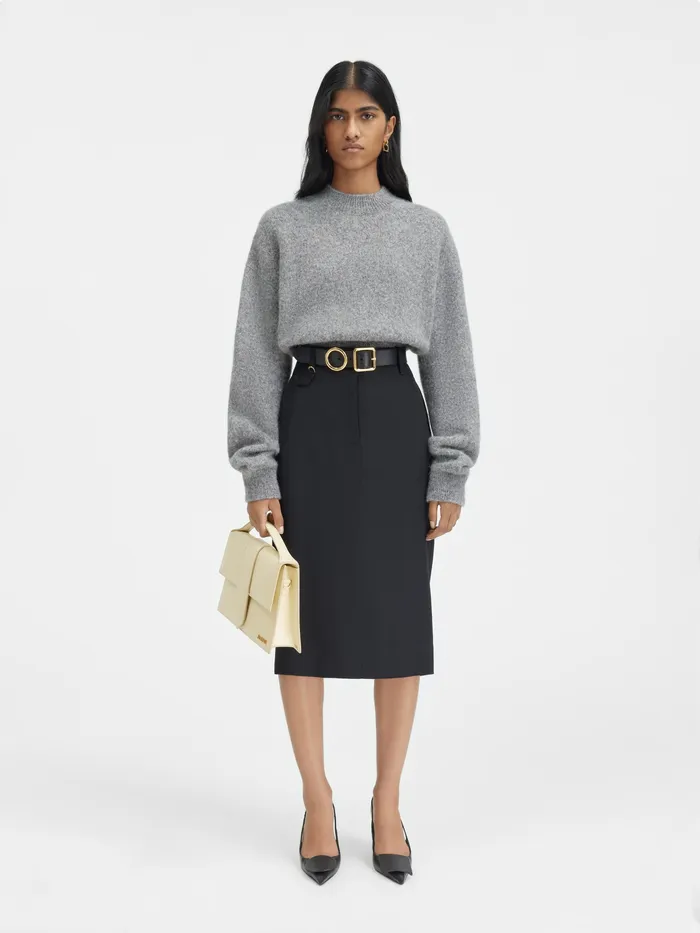 JACQUEMUS Dresses and Skirts Tailored Pencil Skirt Black 8211 Women
