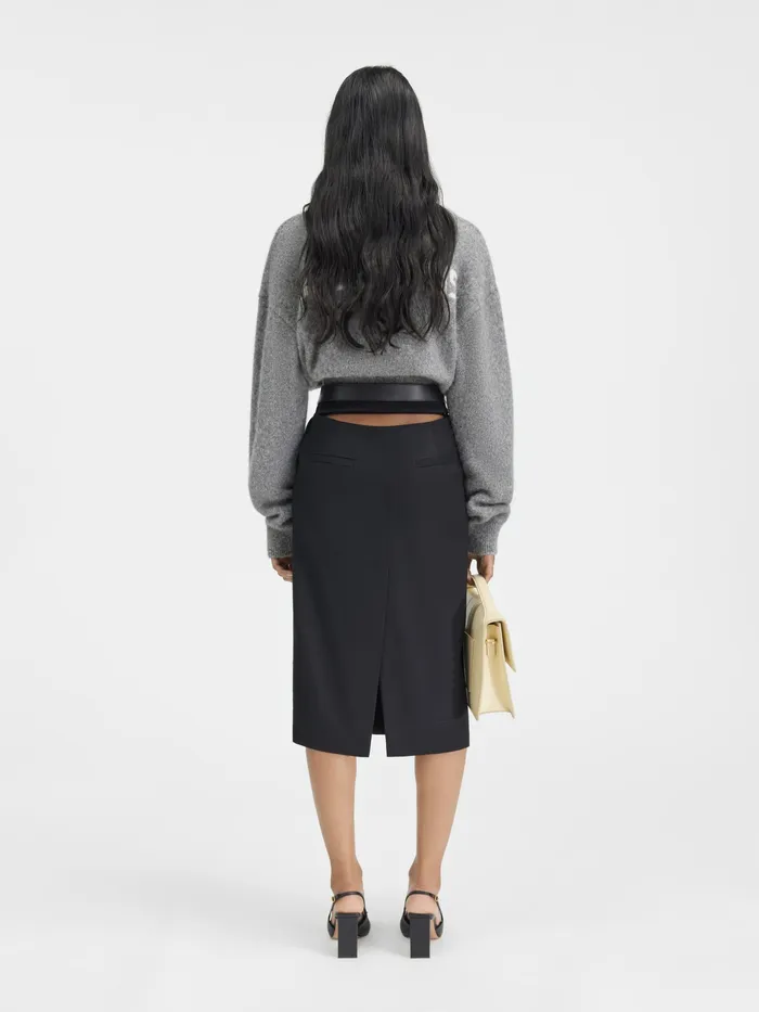JACQUEMUS Dresses and Skirts Tailored Pencil Skirt Black 8211 Women