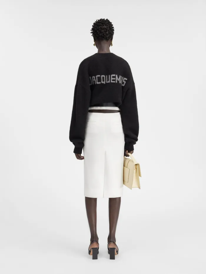 JACQUEMUS Dresses and Skirts Tailored Pencil Skirt White 8211 Women