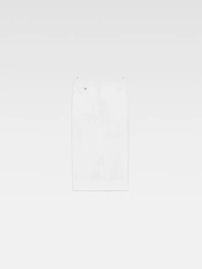 JACQUEMUS Dresses and Skirts Tailored Pencil Skirt White 8211 Women
