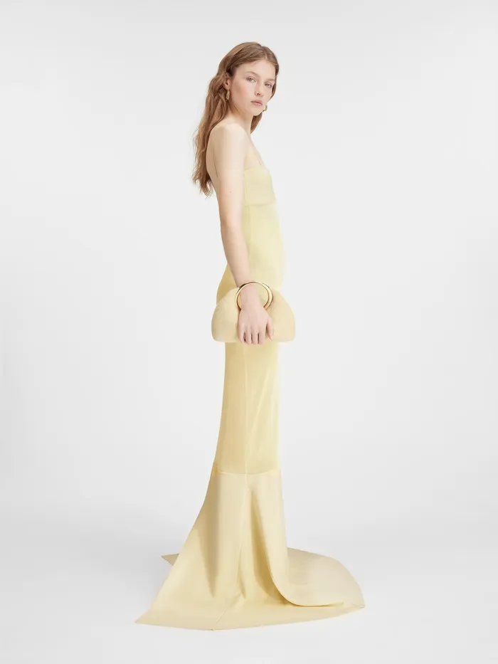 JACQUEMUS Dresses and Skirts TwoTone Mermaid Dress Light Yellow 8211 Women