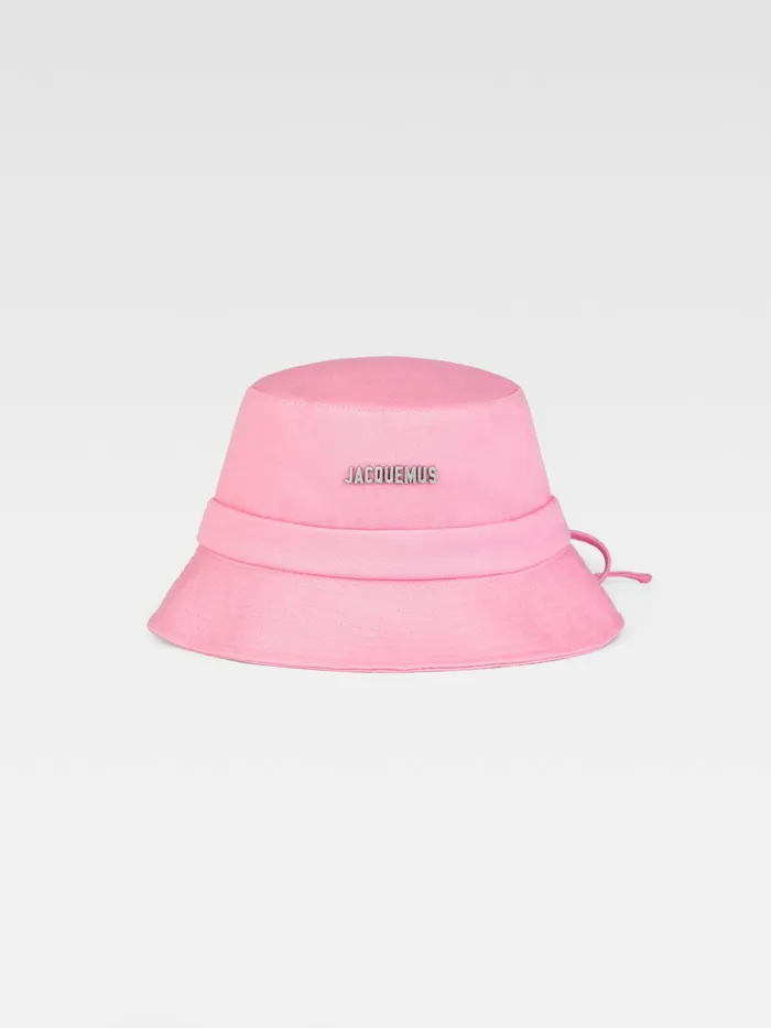 JACQUEMUS Hats Canvas Bucket Hat Light Pink 8211 Men