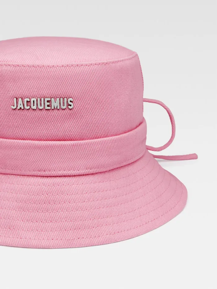 JACQUEMUS Hats Canvas Bucket Hat Light Pink 8211 Women