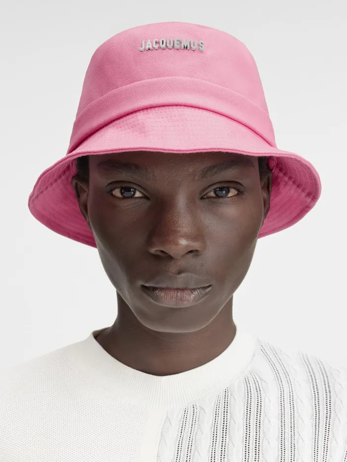 JACQUEMUS Hats Canvas Bucket Hat Light Pink 8211 Women
