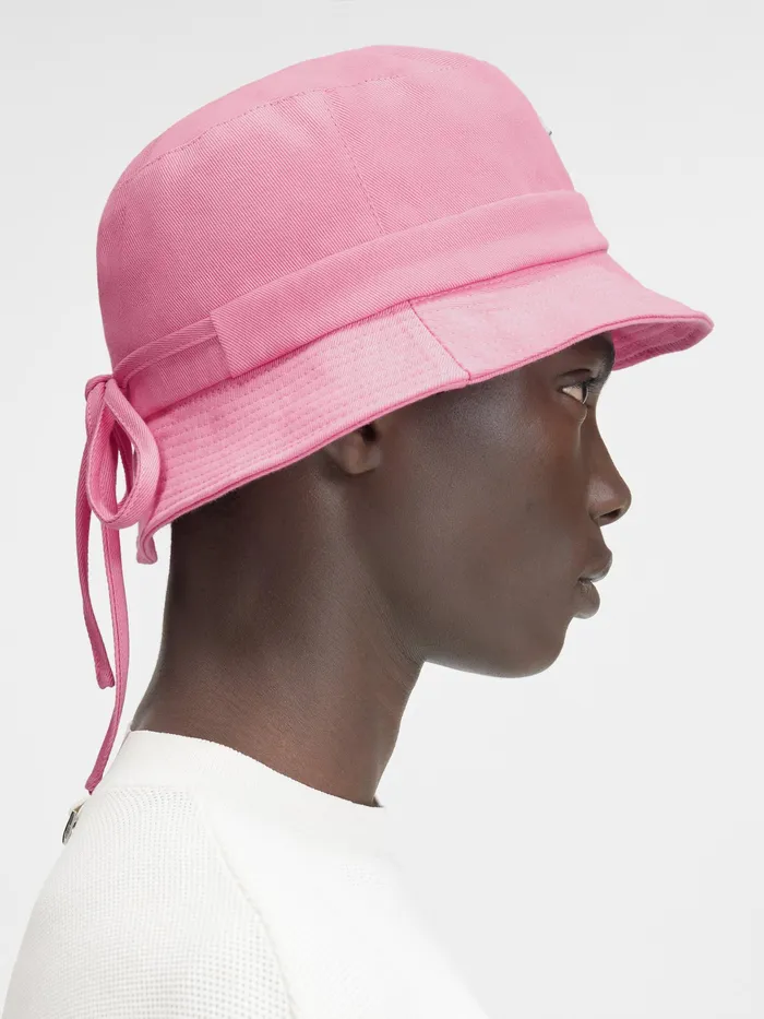 JACQUEMUS Hats Canvas Bucket Hat Light Pink 8211 Women
