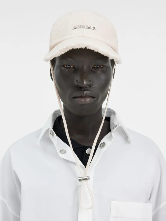 JACQUEMUS Hats Fringe Baseball Cap Offwhite 8211 Men